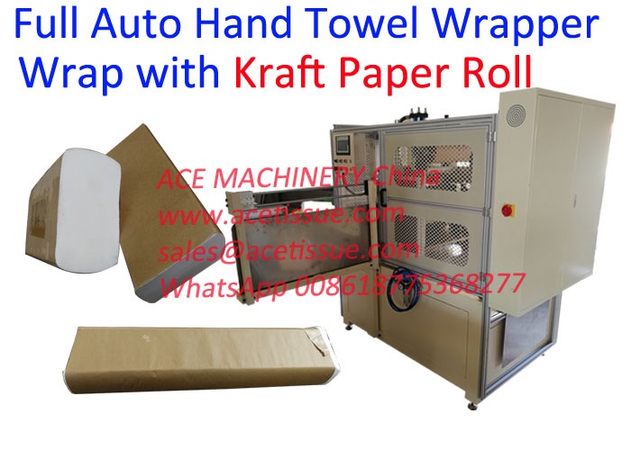 Automatic Hand Towel Packing Machine using Kraft Paper Roll