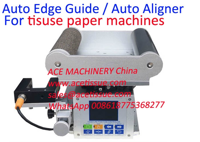 Auto Edge Guide Auto Aligner for tissue paper napkin machine