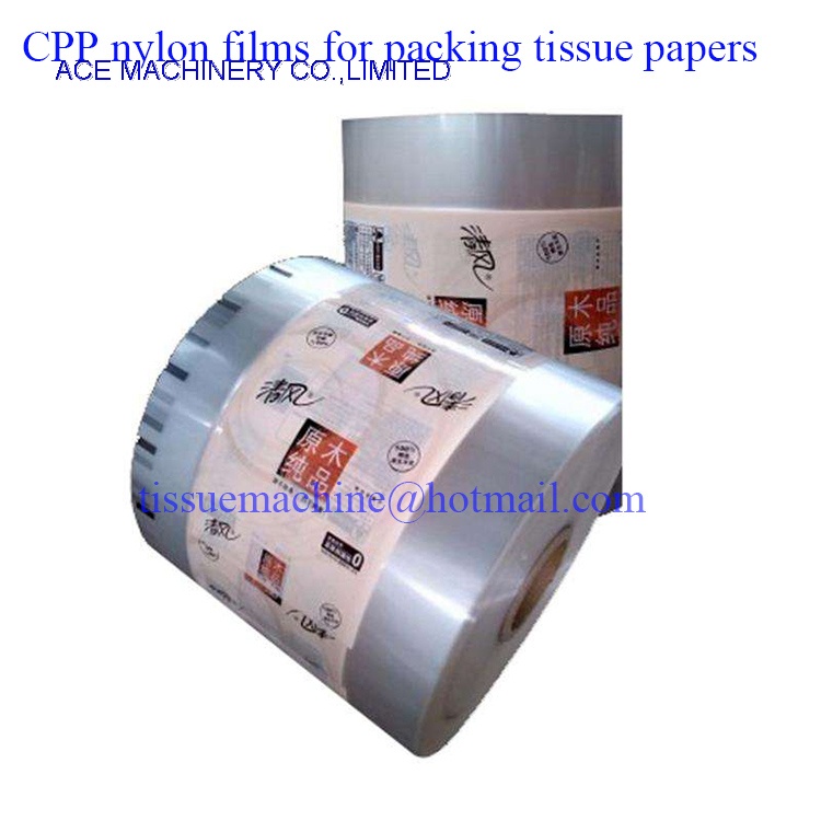 CPP nylon film for packing facial tissue papers
