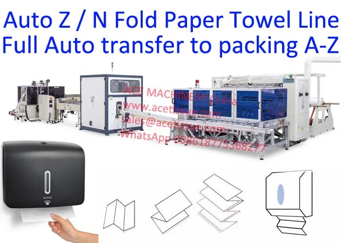 Fully Automatic Z N Multi Fold Interfold Paper Hand Towel Line with Auto Transfer to Packing