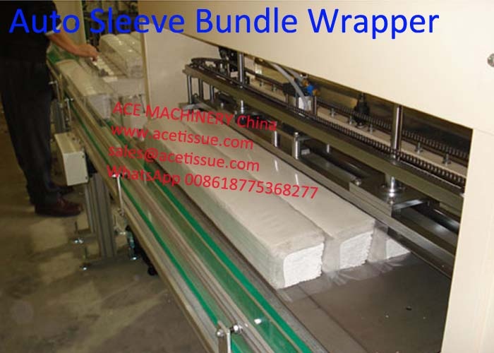 Automatic Paper Hand Towel Sleeve Bundle Machine