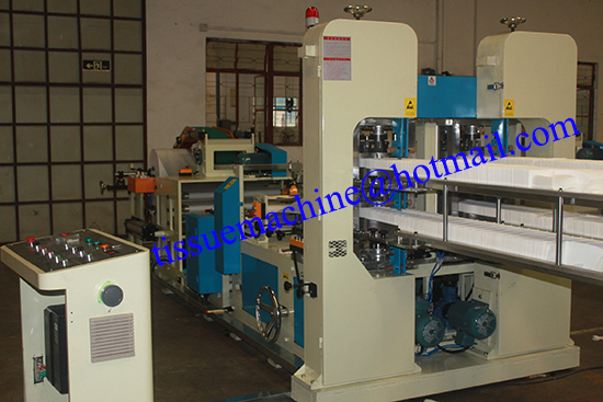 4 Lanes 4 Decks Super High Speed Machine to Make Paper Napkin Tissue with Automatic Folding Emboss
