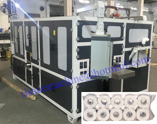 4-12 roll/pack 100% Fully Automatic Multi Toilet Rolls Bundling Wrapper Machine Packing Paper Tissue