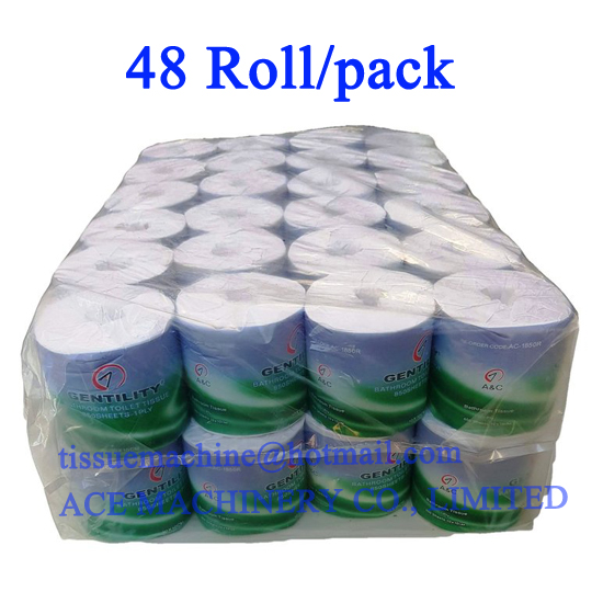 48 rolls hygienic tissue bundle packing machine