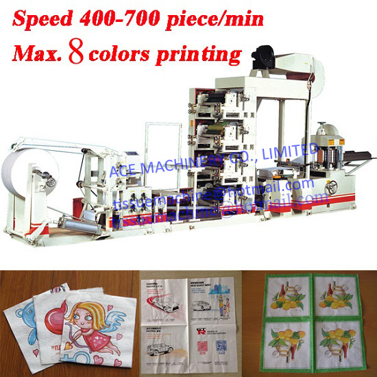 How to make napkin paper with high quality color printing
