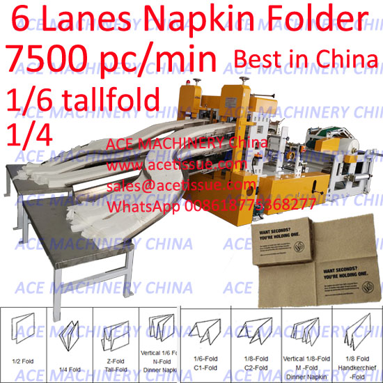 Taiwan CHIA HOUNG OCEAN ASSOCIATE Paper Napkin Machine Price