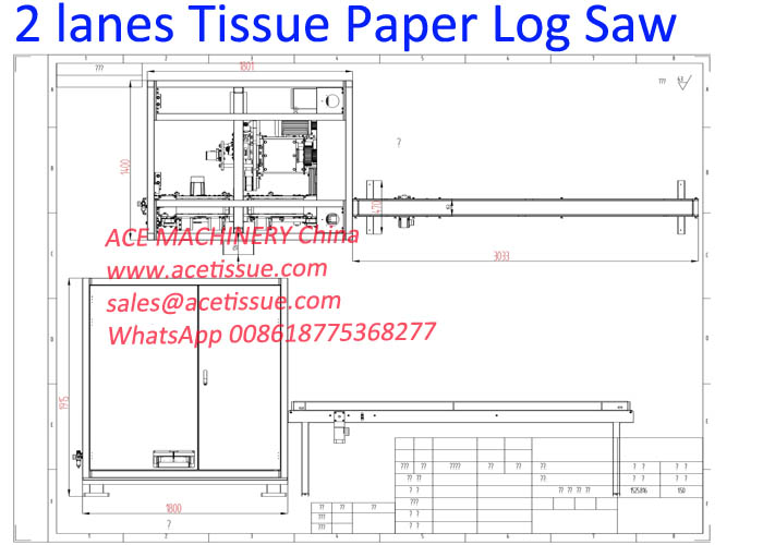 tissue paper log saw tissue paper log saw