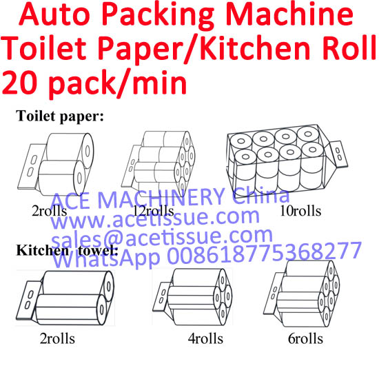 automatic toilet paper packing machine