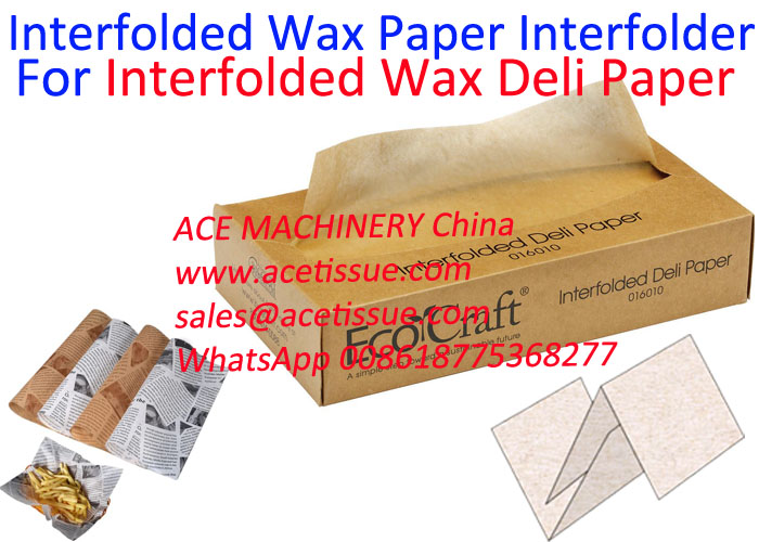 interfolded deli paper interfolding machine