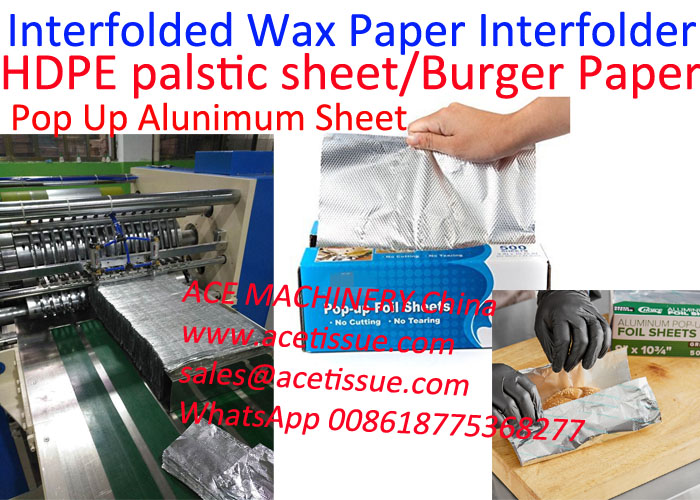interfolded wax paper interfolding machine interfolded wax paper interfolding machine