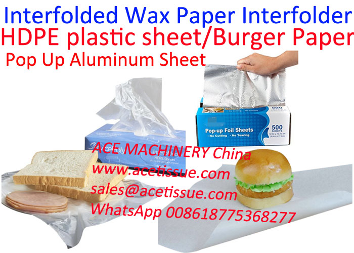 Interfold Dry Wax Paper White Bakery Tissue Paper. Size - 6 x 10 apx. 1000  sheets