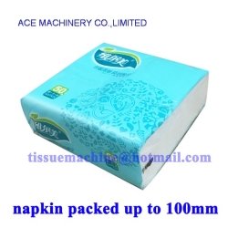 Fully Automatic Interfold Facial Tissue Paper Napkin Tissue Packaging Wrapping Machine