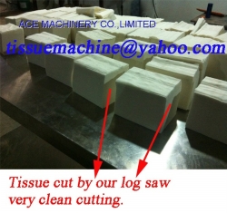 Facial Tissue V N Z Interfold Paper Hand Towel Log Saw Machine
