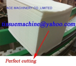 Facial Tissue V N Z Interfold Paper Hand Towel Log Saw Machine