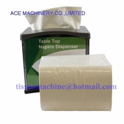 Just1 Interfold Dispenser Napkin Paper with Lamination & Two Colors Printed Embossed Just one napkin, 200x165mm