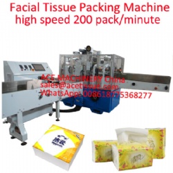 China fully automatic facial tissue making machine with packing