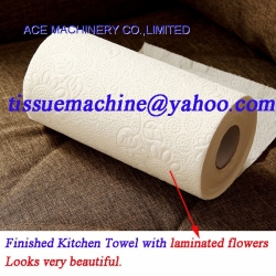 Toilet Paper Bathroom Tissue and Kitchen Rolls Towel Automatic Rewinder Line