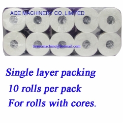 Economical Toilet Paper Bathroom Tissue Automatic Rewinder Converting Processing Line