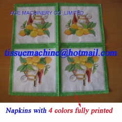 6 Colors High Quality Multi colors Flexo Printing Tissue Paper Napkin Machine