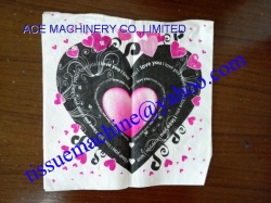 3 Colors High Quality Multi colors Printing Paper Napkin Machine