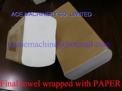 Automatic Paper Wrapper for Packing Paper Hand Towel with Paper Roll