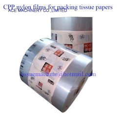 CPP nylon film for packing facial tissue papers