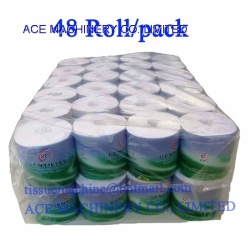 2 Layers 18 24 36 48 Rolls per pack Multi Toilet Roll Bundle Packing Wrapping Machine