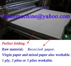 Automatic 1000 Sheets/Min/Lane High Speed Z N Multifold Paper Towel Interfolder Machine in China