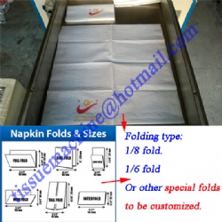 High Speed 4Lanes 1/8 Book Fold Dinner Napkin Machine