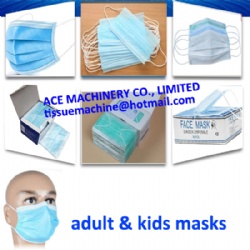 Full Automatic Surgical Medical Face Mask Making Machine for Adult & Kid Mask