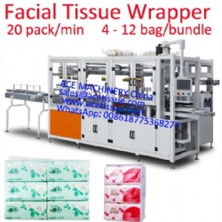 Fully automatic facial tissue packing machine 25 bundle/mi