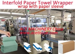 Automatic Paper Hand Towel Sleeve Bundle Machine